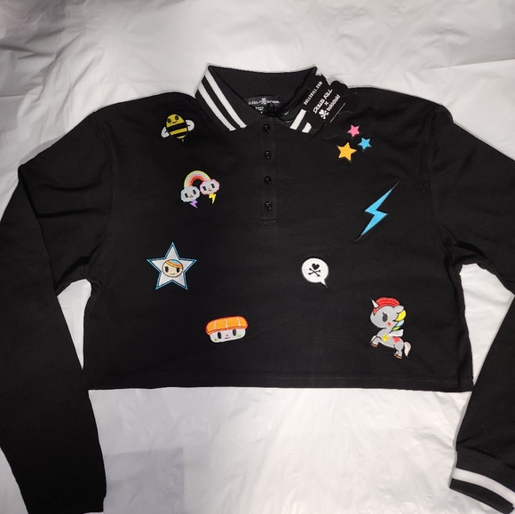 NWT Dolls Kill Tokido Cropped Sweater - Picture 2 of 10